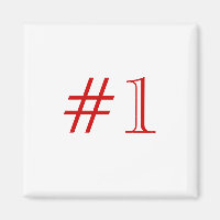 Nummer 1. Red en White. Custom