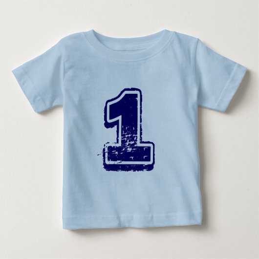 Nummer 1 shirt voor kinderen (Voorkant)