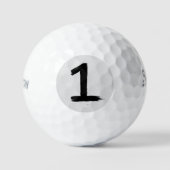 Nummer 1 Srixon Soft Feel 13 Golfballen (Voorkant)