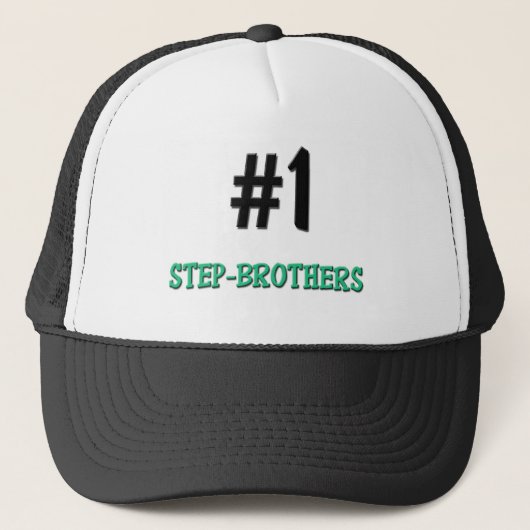 Nummer 1 Stap-broers Trucker Pet (Voorkant)