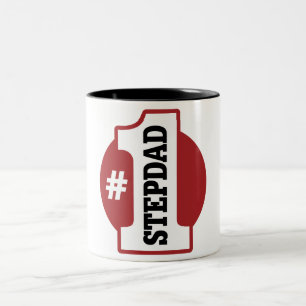 Nummer 1 Stepdad Tweekleurige Koffiemok
