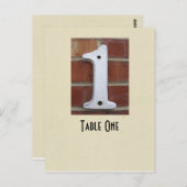 Nummer 1 tabel true iory briefkaart (Voorkant / Achterkant)