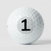 Nummer 1 Titleist 2023 Pro V1 Golfballen (Voorkant)