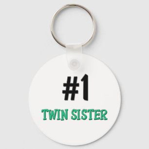 Nummer 1 Twin Sisters Sleutelhanger