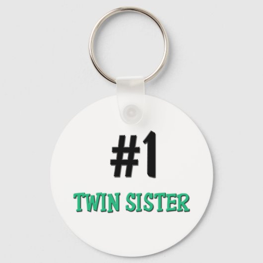 Nummer 1 Twin Sisters Sleutelhanger (Voorkant)