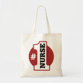 Nummer 1 verpleegster tote bag (Voorkant)