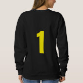nummer 1 voetbalmoeder trui (Achterkant)