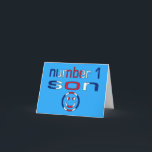 Nummer 1 zoon ( verjaardag van de zoon ) kaart<br><div class="desc">Bekijk mijn nieuwe en populaire geschenken in het Engels: Swing by al mijn nieuwe en populaire geschenken voor zonen:</div>