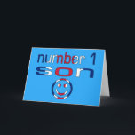 Nummer 1 zoon ( verjaardag van de zoon ) kaart<br><div class="desc">Bekijk mijn nieuwe en populaire geschenken in het Engels: Swing by al mijn nieuwe en populaire geschenken voor zonen:</div>