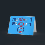 Nummer 1 zoon ( verjaardag van de zoon ) kaart<br><div class="desc">Bekijk mijn nieuwe en populaire geschenken in het Engels: Swing by al mijn nieuwe en populaire geschenken voor zonen:</div>