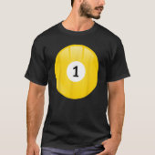 Nummer 1 zwembadbal t-shirt (Voorkant)