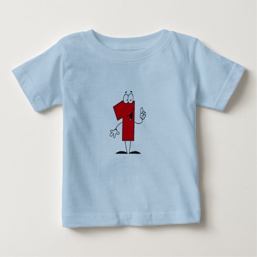 Nummer 1e Verjaardag T shirten en geschenken (Voorkant)