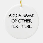 Nummer 1e Verjaardag T shirten en geschenken Keramisch Ornament (Achterkant)