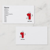 Nummer 1e Verjaardag T shirten en geschenken Visitekaartje (Voorkant / Achterkant)