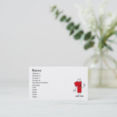 Nummer 1e Verjaardag T shirten en geschenken Visitekaartje (Staand voorkant)