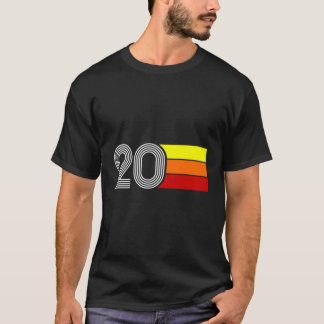 Nummer 20 - 20e verjaardag t-shirt