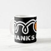 Nummer 20 basketbal koffiemok | Personaliseerbaar (Voorkant links)