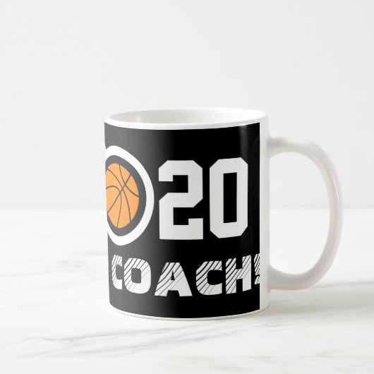 Nummer 20 basketbal koffiemok | Personaliseerbaar (Rechts)
