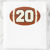 Nummer 20 Football Sticker (Tas)