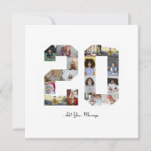 Nummer 20 Fotocollage Feestdagenkaart (Voorkant)