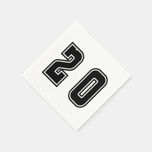 nummer 20 servet (Hoek)