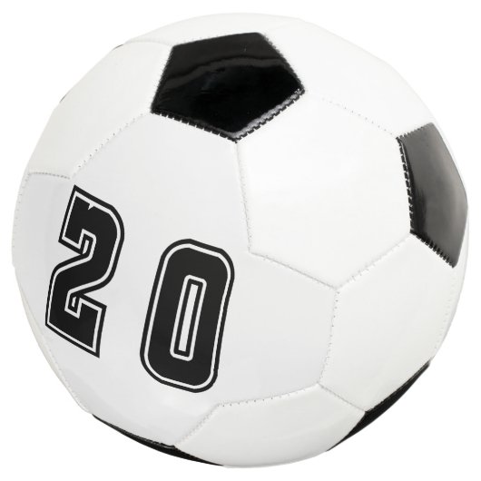 nummer 20 voetbal (Drie kwart)