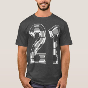 Nummer 21 Jersey 21 Moeder Speler Fan T-shirt