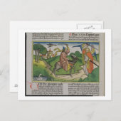 Nummer 22 20-35 Balaam het spreken ezel, van 'N Briefkaart (Voorkant / Achterkant)