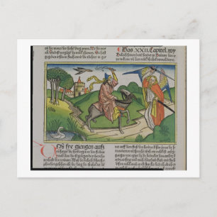 Nummer 22 20-35 Balaam het spreken ezel, van 'N Briefkaart