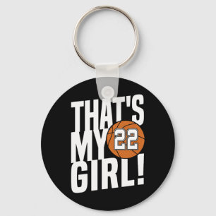 Nummer 22 Dat is mijn meisje #22 Bysketbyll Mo Sleutelhanger