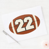 Nummer 22 Football Sticker (Envelop)