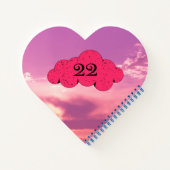 Nummer 22 hart tijdschrift spiraal notitieboek (Achterkant)