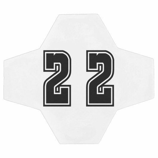 nummer 22 voetbal (Enkel)
