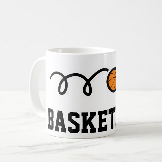 Nummer 23 basketbal mok |  (Voorkant links)