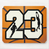 Nummer 23 Basketball Muismat (Voorkant)
