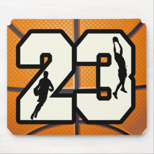 Nummer 23 Basketball Muismat