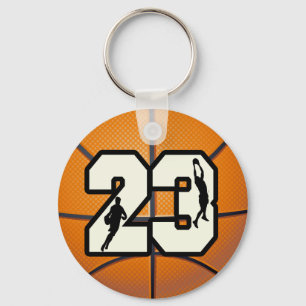 Nummer 23 Basketball Sleutelhanger