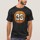 Nummer 23 Basketball T-shirt (Voorkant)
