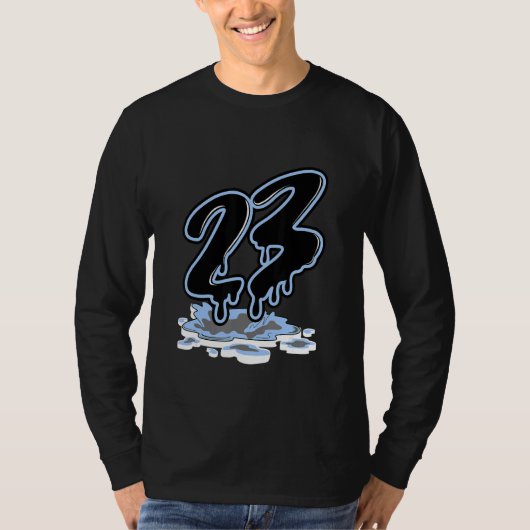 Nummer 23 Dripping Sneaker Match 4 University Blue T-shirt (Voorkant)
