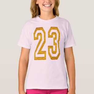 nummer 23-shirt ontwerp wijzigingsnummer t-shirt