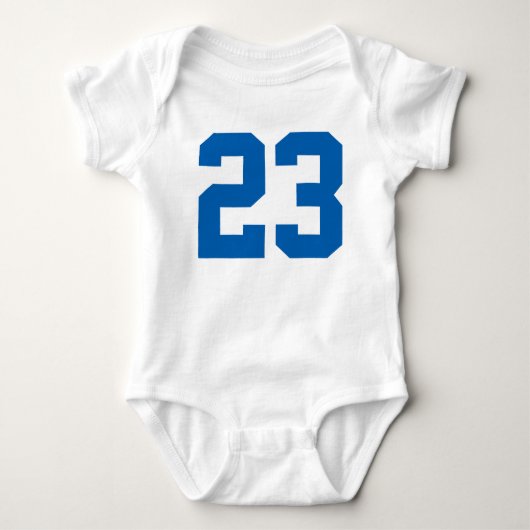 nummer 23-shirt ontwerp wijzigingsnummer t-shirt (Voorkant)