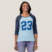  nummer 23-shirt ontwerp wijzigingsnummer t-shirt (Voorkant volledig)
