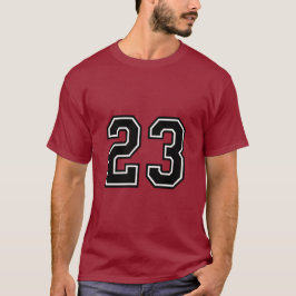 Nummer 23 Varsity Sport Jersey | 23e Verjaardag T-shirt