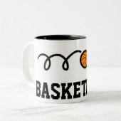 Nummer 24 basketbal mok |  (Voorkant links)