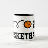 Nummer 24 basketbal mok |  (Center)