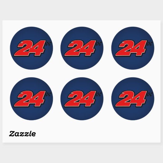 Nummer 24 - Sticker (Vel)
