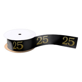 Nummer 25 Satin Ribbon Satijnen Lint