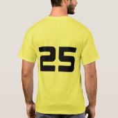 Nummer 25 T-shirt (Achterkant)