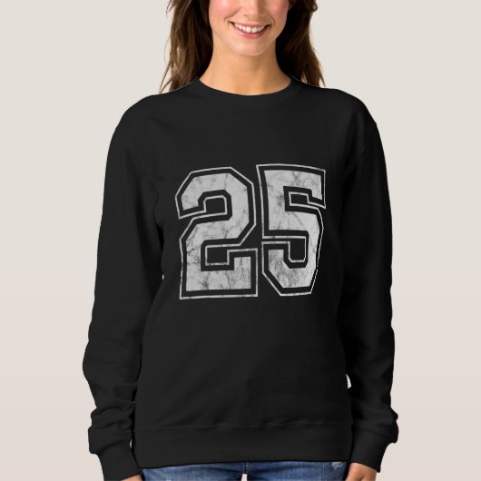 Nummer 25 trui (Voorkant)
