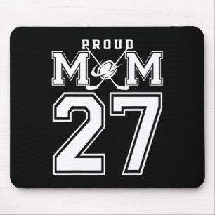 Nummer 27 Aangepast Trots Hockey Moeder Gepersonal Muismat